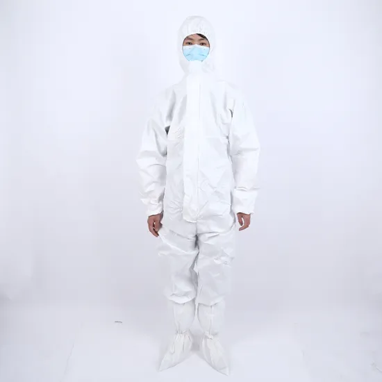 Mono protector disponible estático anti unisex del traje del PPE del producto de protección personal