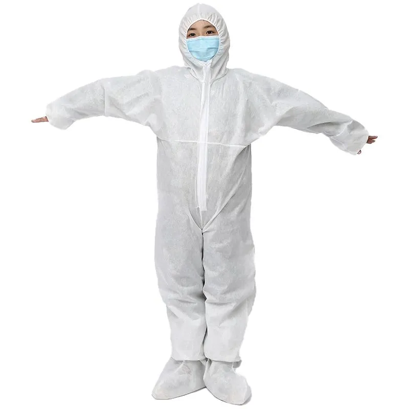 Mono médico mono desechable para niños, transpirable, a prueba de polvo, antibacterias, resistente a salpicaduras, bioseguridad a prueba de polvo